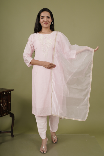 Pastel Pink Suit Set