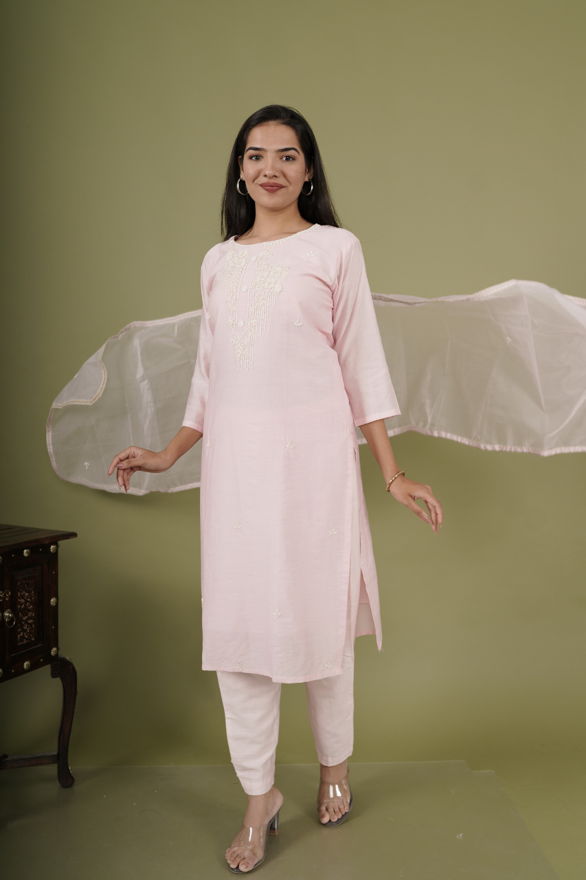 Pastel Pink Suit Set