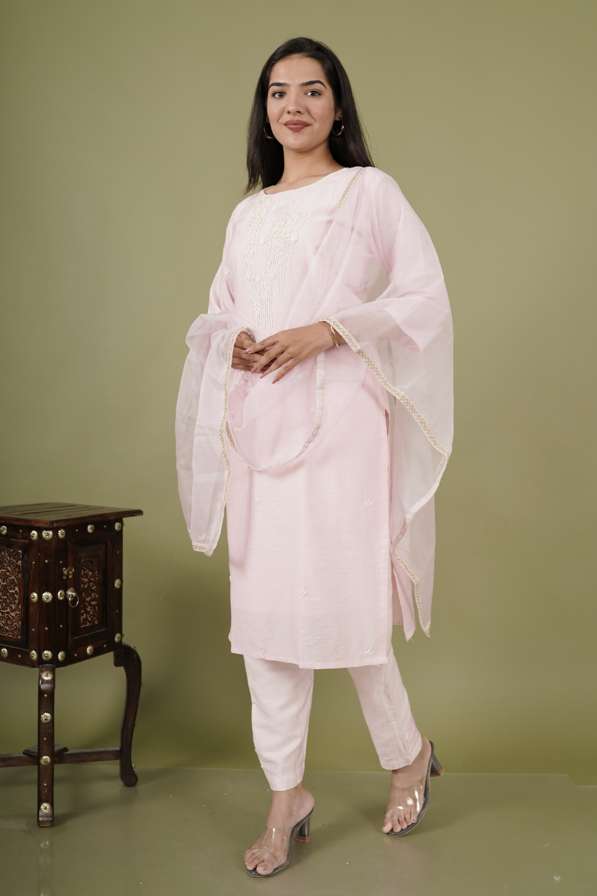 Pastel Pink Suit Set