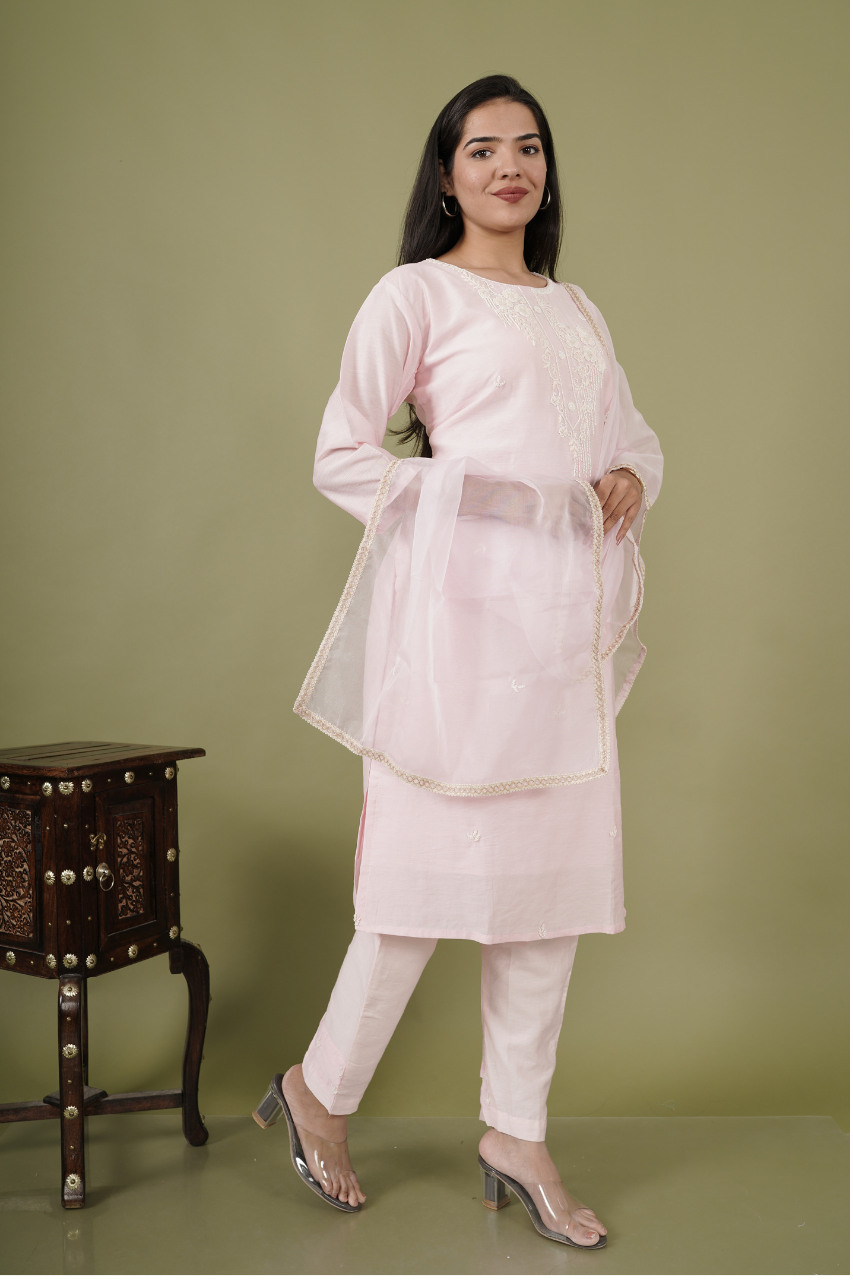 Pastel Pink Suit Set