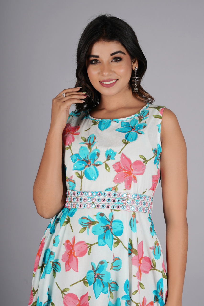 Floral Pattern Dress