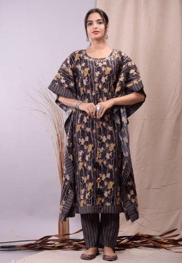 Black Kaftan Set