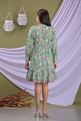 Pastel Green Dress