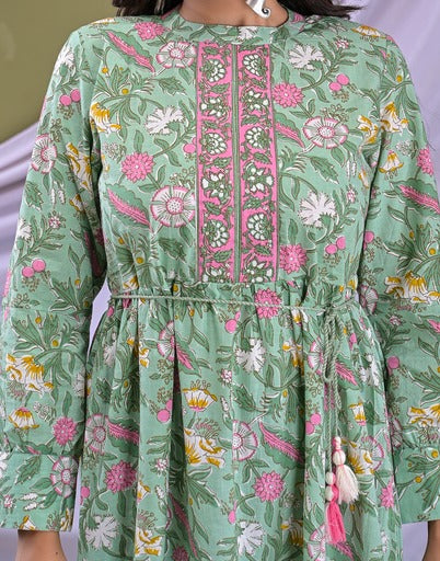 Pastel Green Dress